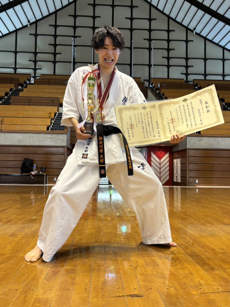 勅使河原さん空手大会1