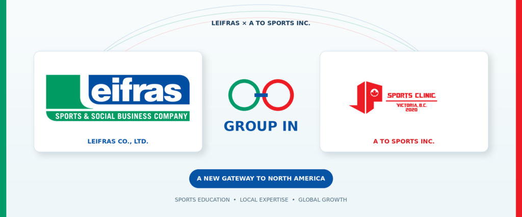 LEIFRAS × A TO SPORTS INC.